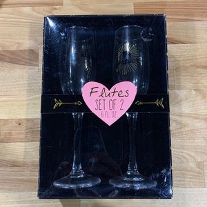 “Always & Forever” Champagne Flutes set of 2